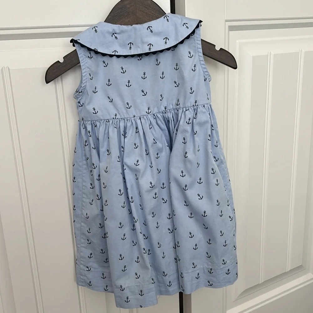 Rachel Riley Anchor Button Front Dress